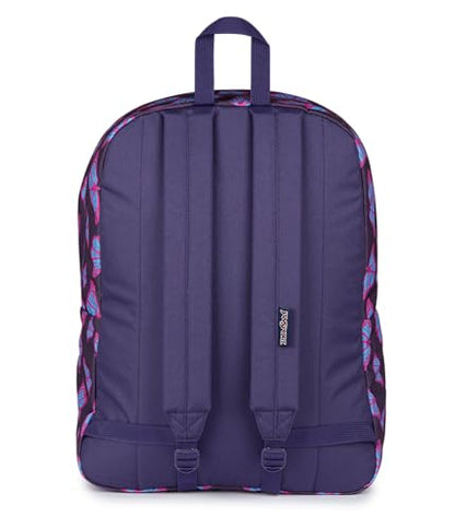 JanSport SuperBreak One Backpack - Durable, Lightweight Bag with 1 Main Compartment, Front Utility Pocket with Built-in Organizer, Premium Backpack, Flutter By Purple - color: Flutter By Purple