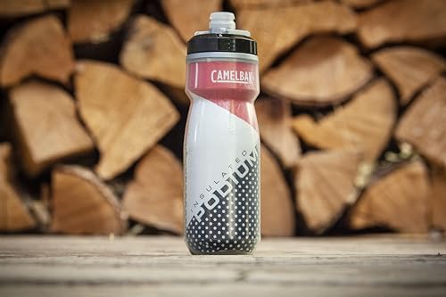 CamelBak Podium Chill Insulated Bike Squeeze Water Bottle, Cold Retention for Cycling, 24oz, Orange - color: Orange