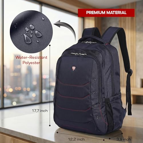 SAKOS Brisk 15.6 inch Laptop Backpack, Professional Travel Backpack Carry on Flight - TSA Approved, Water Repellent Laptop Backpack for Men & Women, College Backpack with Laptop Compartment - Blue - color: 2. Brisk - Dark Blue