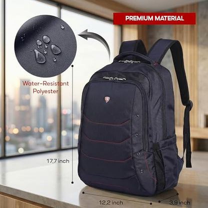 SAKOS Brisk 15.6 inch Laptop Backpack, Professional Travel Backpack Carry on Flight - TSA Approved, Water Repellent Laptop Backpack for Men & Women, College Backpack with Laptop Compartment - Blue - color: 2. Brisk - Dark Blue