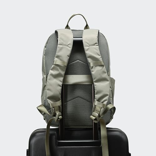 Pander 22L Casual Daypack Everyday Backpack with Luggage Sleeve Smooth Webbing Handle Professional Commuter School Bag, Grey Sage - color: Grey Sage
