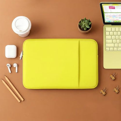 Laptop Sleeve Case for 2026 MacBook Neo 13 Inches - color: Lemon Yellow, size: 13 x 9 x 0.8 inches