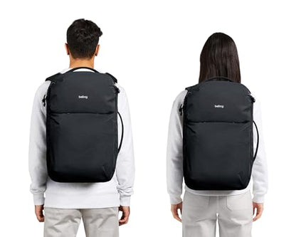 Bellroy Lite Travel Pack 38L (carry-on backpack, large travel backpack for international travelers, with laptop pocket, interior packing cells and tuck-away shoulder straps) - Ash - color: Ash