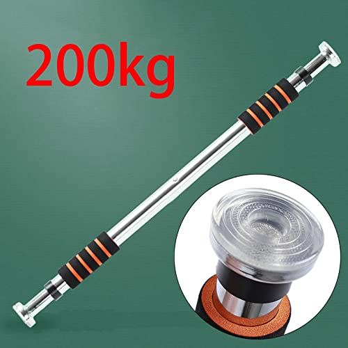 Metal Pull up Bar Door Hanging Wall Mount Heavy Duty Telescopic Doorway Chin up Bar Adjustable Length for Household Gym Fitness Equipment