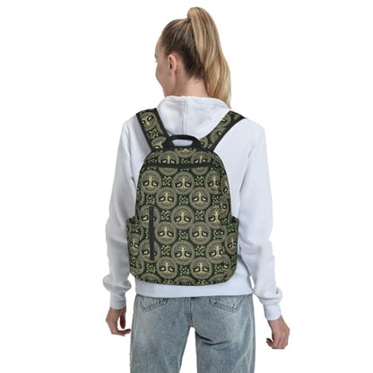 Casual Travel Rucksack Viking Symbol Tree Life, Self-Standing, Mesh Side Pockets, for Cycling & Weekends - color: Picture (828)