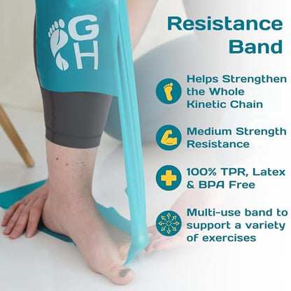 Gait Happens Foot Health Kit – Strengthen & Mobilize Your Feet. Includes: Toe Spacers, Toe Strengtheners, Massage Ball, Resistance Band and Carrying Bag - size: Small