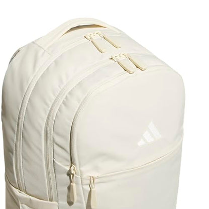 adidas PHNM Backpack for Laptop, School and Travel, 28L - color: Warm Vanilla Yellow/Off White