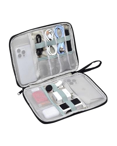 1 Pack Electronics Travel Organizer Case Tech Accessories Cord Storage Bag - size: 1 Pack Large