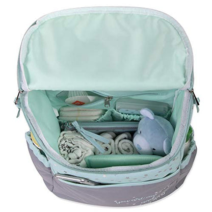 5 Piece Baby Diaper Bag Backpacks with Changing Pad, Wipes Pocket & Stroller Straps