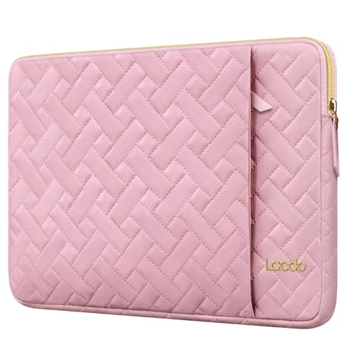 Lacdo Laptop Sleeve Case for 16 inch New MacBook Pro M5 Pro/Max A3428 A3429 (2026), M4/M3/M2/M1 A3403 A3186 A2991 A2780 A2485 A2141, 15 inch Microsoft Surface Laptop 7/6/5/4/3/2/1 Computer Bag, Pink - color: Pink, size: New MacBook Pro 16 Inch