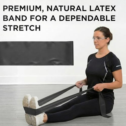 THERABAND Resistance Band, Black, Special Heavy, 50-Yard Roll, Latex, Elastic Band for Exercise, Physical Therapy, Yoga, Pilates, Stretching, Home Workouts, Cut-to-Length, Color-Coded Levels - color: Black | Special Heavy