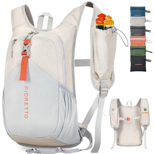 FIORETTO 20L Hiking Backpack for Women Men Mini Packable Backpack Lightweight Small Daypack for Camping Travel Outdoor, Beige - color: Beige, size: 20l