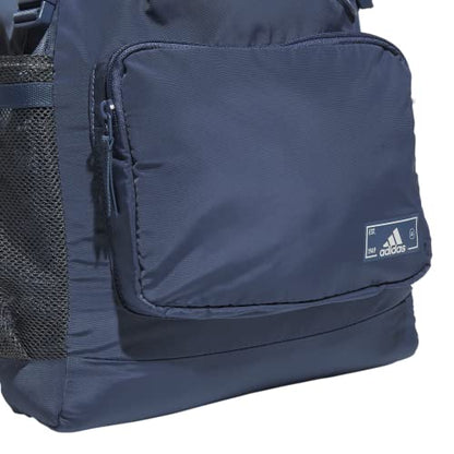 Saturday Sport Fashion Compact Small Size Backpack - color: Preloved Ink Blue/White