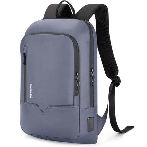 Boardingblue Business Smart Backpack Waterproof fit 15.6 Inch Laptop Backpack with USB Charging Port,Travel Durable Backpack (Navy) - color: Navy