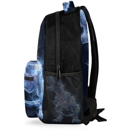 Dinosaur Kids Backpack for Girl Boy Waterproof Kids Back Pack | Animal Lightning School Bookbag Women Men Lightweight Rucksack Casual Daypack Carry On Bag for Work Hiking Camping Gym Travel - color: Animal Lightning Dinosaur