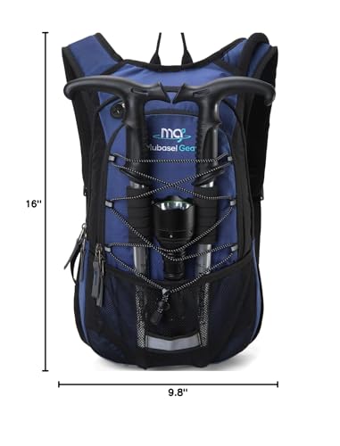 15L Insulated Hydration Backpack Pack with 2L Water Bladder Lightweight Hiking Backpack Bag for Women Men Daypack for Hiking Running Festival Camping Biking