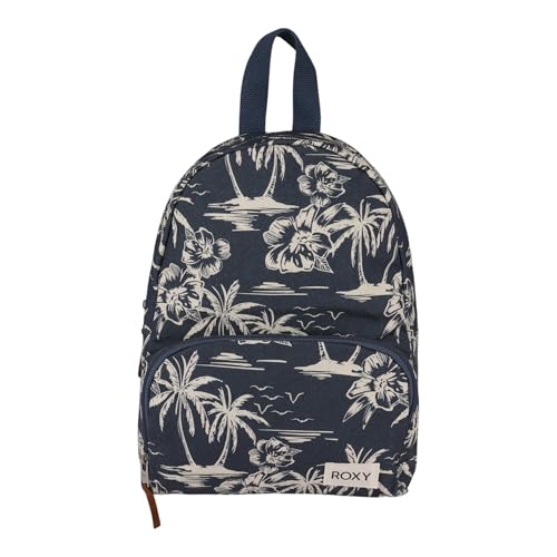 Roxy Women's Always Core Backpack | Travel | Everyday Carry | Beach | Polyester | 8L Capacity - Vaca Vibes Indigo - color: Vaca Vibes Indigo