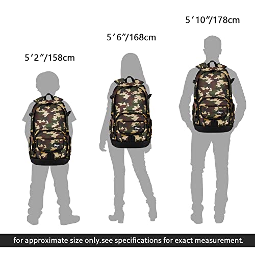 rickyh style School Backpack Travel Bag for Men & Women Lightweight College Back Pack with Laptop Compartmen - color: 04jl