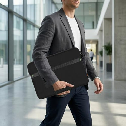 Acer Laptop Sleeve 16 inch, 15-16 inch Laptop Case, Shockproof Protective Laptop Briefcase, Waterproof Polyester Notebook Computer Bag for Acer HP ASUS MacBook Dell Lenovo, Black - color: Black, size: 16inch