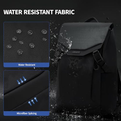 OIWAS Backpack for Men, 16 Inch Laptop Backpack for Men with Magnetic Buckle, Water-Resistant Travel Laptop Backpack - style: 19.2l