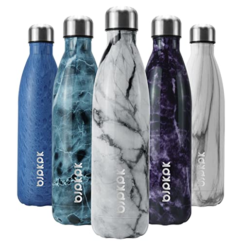 BJPKPK 25 oz Small Insulated Water Bottle, Stainless Steel, Leak Proof - color: Frozen, size: 25 Ounces