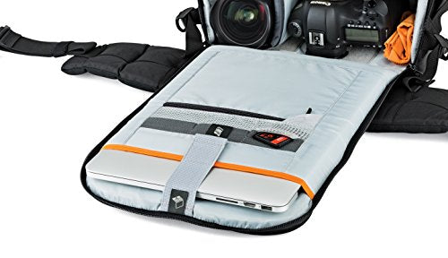 Lowepro LP37129, Flipside 400 AW II Camera Backpack, Camera Accessories, for DSLR, CSC, Mirrorless, 15 Inch Laptop, Tablet, Additional Lenses, Black - size: BP 400 AW II