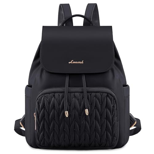 LOVEVOOK Backpack Purse for Women,Small Backpack for Women for Travel Work,Cute Backpack Daypack With Anti-theft Pocket,14 Inch Fashion Ladies Backpack for Daily College Shopping - color: Black, size: 14 inch