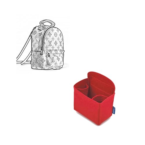 For Palm Springs Backpack Organizer, Palm Springs Backpack Insert,Palm Springs Backpack insert organizer（Red-PM） - color: Red, size: PM