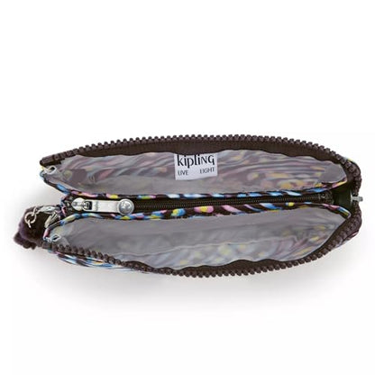 Kipling Women's Creativity Large Pouch, Versatile Cosmetics Kit, Lightweight Travel Organizer - color: Undersea Lights, size: 7.25''L x 4.25''H x 1.5''D