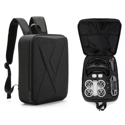 Neo GOGGLES N3 Carrying Case, Travel Backpack Storage Shoulder Bag for DJI Neo GOGGLES N3 and Accessories Portable Organizer EVA Protective Cover Shell, 37 * 27 * 12.5cm
