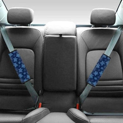 Forchrinse Blue Sea Turtle Car Seat Belt Cover,2 PCs Shoulder Strap Pads Cover,Safety Belt Strap Shoulder Pad for Adults and Children - color: Blue Sea Turtle