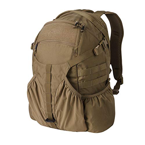 Helikon-Tex RAIDER 20 L Tactical Backpack, Coyote – Cordura MOLLE Daypack with Hydration Sleeve & Rain Cover - color: Coyote