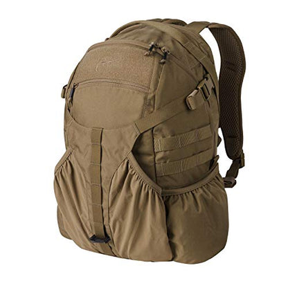Helikon-Tex RAIDER 20 L Tactical Backpack, Coyote – Cordura MOLLE Daypack with Hydration Sleeve & Rain Cover - color: Coyote