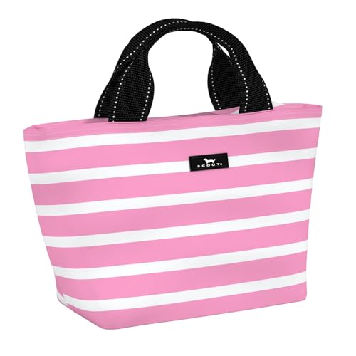 SCOUT Nooner Insulated Lunch Box for Women with 6 Can Capacity - Lightweight Work Lunch Bag for Teachers and Nurses - Soft Cooler for Beach Travel and Picnic - color: Palmetto Pink