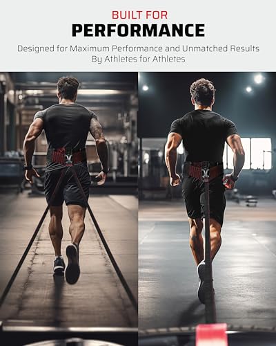 THEFITGUY Ultimate Cable and Sled Training Bundle: Multi-Attachment Belt & Sled Pulling Belt