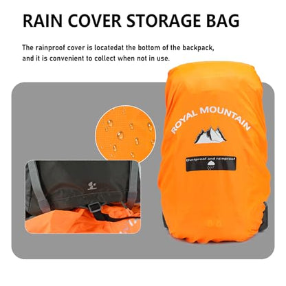 35L Hiking Backpack for Women men,Waterproof Camping Outdoor Backpacking Backpack for Travel lightweight Hiking Trekking Daypack - color: Black