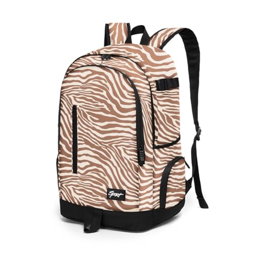 rickyh style School Backpack Travel Bag for Men & Women Lightweight College Back Pack with Laptop Compartmen - color: 01bw