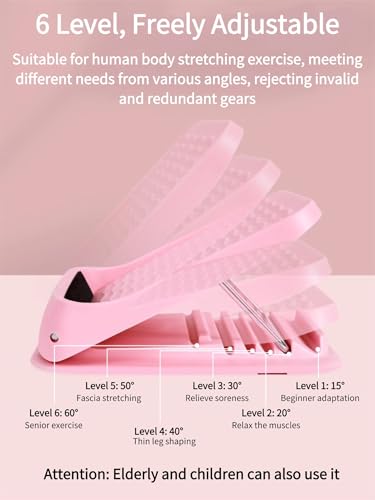 Adjustable Slant Board, 880LB Capacity Calf Stretcher, Non Slip Incline Boards for Calves Ankles Knees Heels Feet Stretching, Physical Therapy Leg Exerciser for Home Gym Office