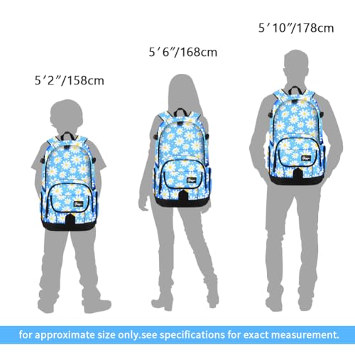 rickyh style School Backpack Travel Bag for Men & Women Lightweight College Back Pack with Laptop Compartmen - color: 04jidanhua