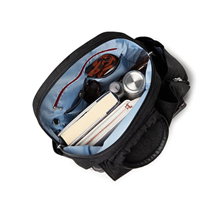 Baggallini Womens With Rfid Phone Wristlet All Day Backpack, Navy, One Size US - color: Navy