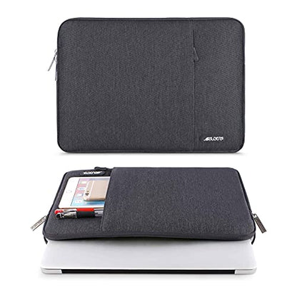 MOSISO Laptop Case 12.3 inch, 11.6-12.3 inch Laptop Sleeve Compatible with MacBook Air 11.6, Acer HP Dell Lenovo Samsung, Surface Pro, Polyester Vertical Computer Sleeve Bag with Pocket, Space Gray - color: Space Gray, size: 12.3 inch