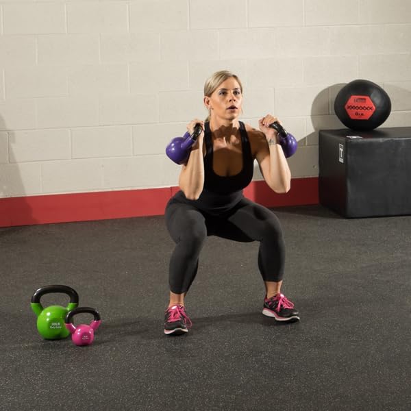 Body Solid Vinyl Coated Kettle Bell Set - size: 125.0 Pounds