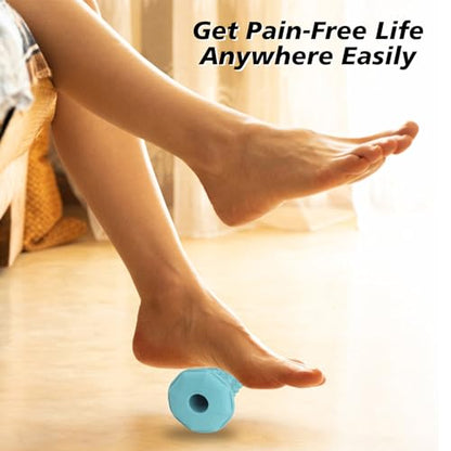 Plantar Fasciitis Relief,Foot Roller,Foot Massager Roller for Plantar Fasciitis,Deep Tissue Muscle Massage,Arch and Heel Pain Relief,Portable Reflexology Tool(Green) - color: Green
