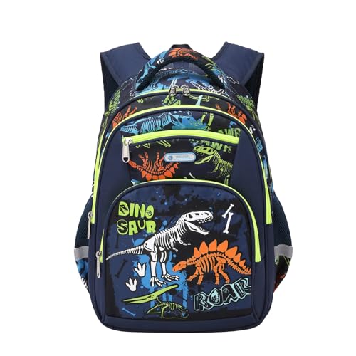 Cusangel Backpack for Boys Girls School Bookbags,Kindergarten Elementary Middle School Lightweight Waterproof Multifunctional Large Capacity for Backpack (17inch Luminous dinosaur) - color: Luminous Dinosaur 17in