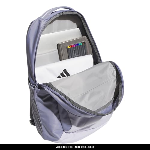 adidas PHNM Backpack for Laptop, School and Travel, 28L - color: Silver Violet Purple/Frozen Purple