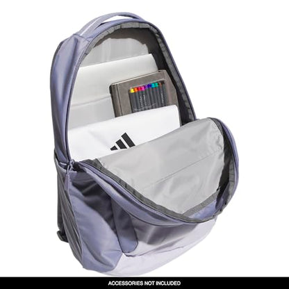 adidas PHNM Backpack for Laptop, School and Travel, 28L - color: Silver Violet Purple/Frozen Purple