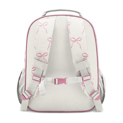 Simple Modern Medium Toddler Backpack for School Girls and Boys | Kindergarten Elementary Kids Backpack | Fletcher Collection | Kids - 15" tall | Bows - color: -Bows, style: Kids Medium