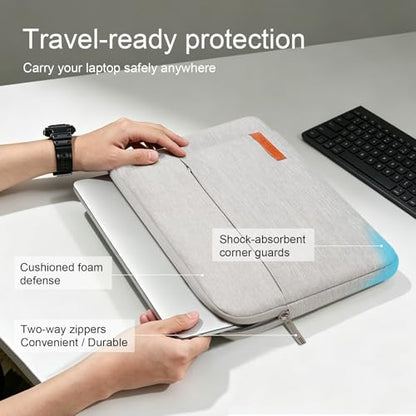 Lacdo 13 inch Laptop Sleeve Case for 13 inch MacBook Air M5 A3449 (2026), M4 A3240 2025, M3 A3113, M2 A2681, M1 A2337 | 13" MacBook Neo A18 Pro A3404 (2026) | iPad Air/Pro 13 M5 Computer Bag, Gray | M3 A3113 - color: Gray, size: New MacBook Air/Neo/Pro 13