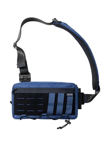 TACTICAL_GEEK Crossbody Shoulder Bag, Multipurpose Daypack, Chest Backpack Casual Sling Bag for Men & Women (L3C-Blue) - color: L3c-blue