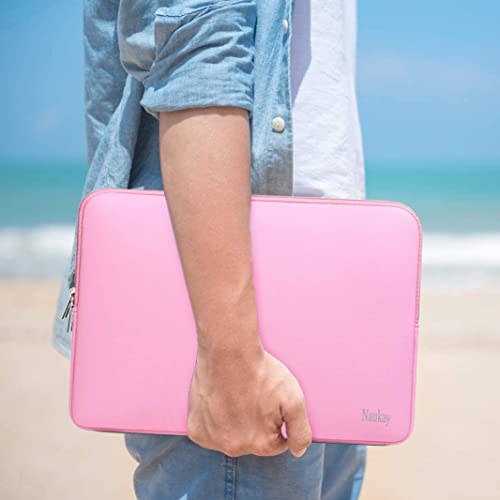 Laptop Case Sleeve, Resistant Neoprene Laptop Sleeve/Notebook Computer Pocket Case/Tablet Briefcase Carrying Bag Compatible with 13-13.3 Inch MacBook Pro,MacBook Air,Notebook Computer-(Pink) - color: pink, size: 13.3 inch